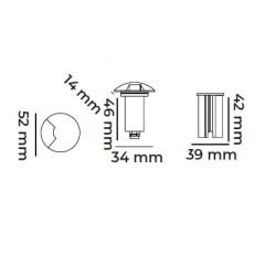 MOL9025 STELLA SERİSİ 12 VOLT DIŞ MEKAN ZEMİN AYDINLATMA