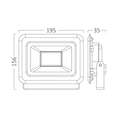 Braytron Flood 50w 6500k Projektör Ip65 Ledli