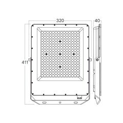 Braytron Flood 200w 3cct Ip65 Ledli Projektör