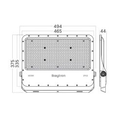 Braytron Flood 400w 3cct Ip65 Ledli Projektör
