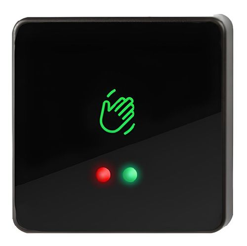 NoTouch El Sensörü Sıva Üstü  (IP 65) SİYAH 12-24V Zaman Rölesi ve Mesafe Rölesi Mevcut