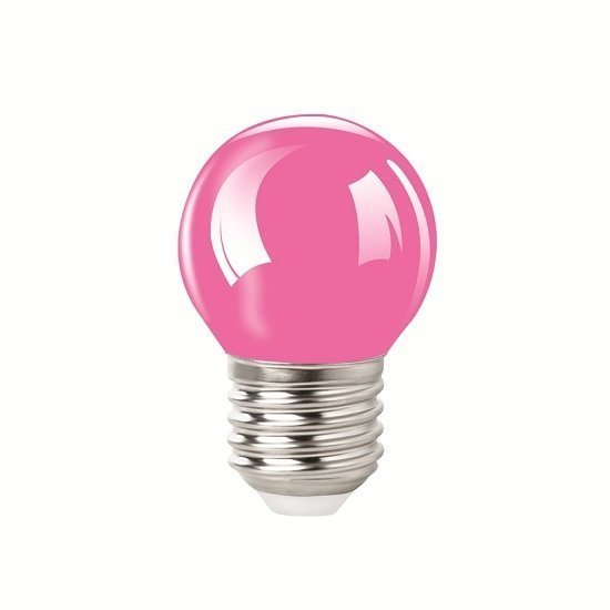 Ecolıte Color Bulb 1W Led P45 Gece  Ampulü Pembe 25.000 H