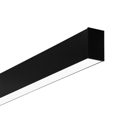 Lamptıme Lıneer Armatür Sıva Üstü 30*75 45W Siyah Kasa 150Cm 4000K Ilık Beyaz