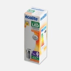 Ecolıte Soft Fılament 4W Ampul 425 Lümen 25.000 H Soft Cam 2700K Sarı Işık