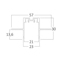 Braytron TR02 Magnet Ray Sıva Altı Trımless Siyah 3 Mt.