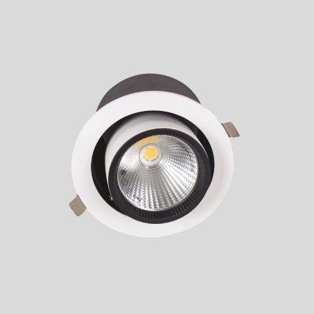 Ack Led Salyangoz Armatur-30W-3000K-Beyaz-Osram (R3-1002)