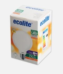 Ecolıte Soft Fılament G95 Ampul 730 Lümen 25.000 H 2700K Sarı Işık