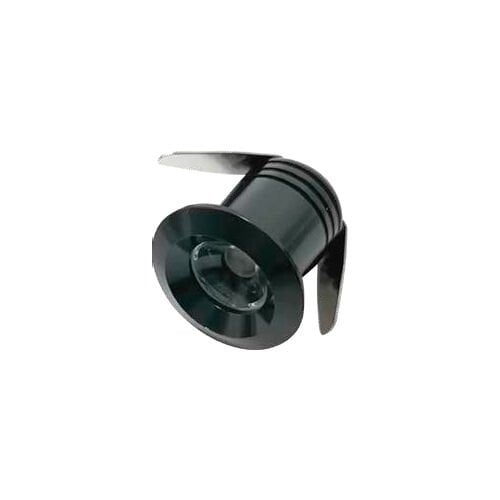 Ycl 2W Siyah Sıva Altı Cob Led Spot (Alüminium Kasa)