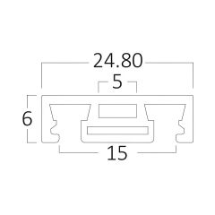 Braytron SR02 Magnet Ray Sıva Üstü İnce Ultra Slım 1 Mt.