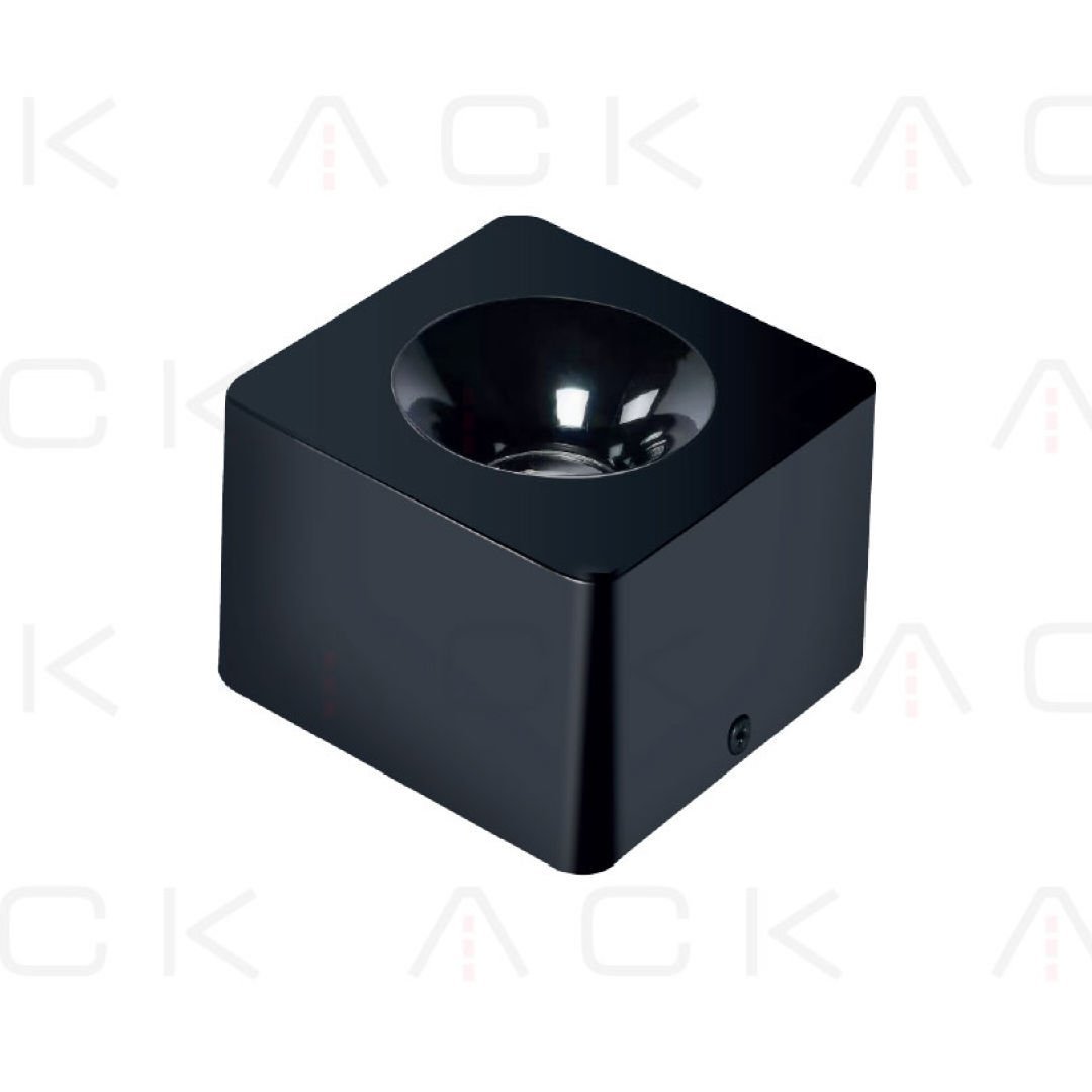 Ack 10W 6500K 1050Lm Siyah Sıva Üstü Led Spot Armatür
