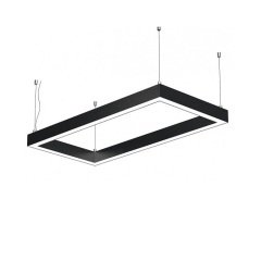 Lamptıme Dikdörtgen Lıneer Armatür S.Ü. 75*90 350*950Mm 72W 6500K Sıyah Kasa