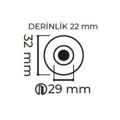 MOL7005 SAFİR YILDIZ LED MİNİK SPOT
