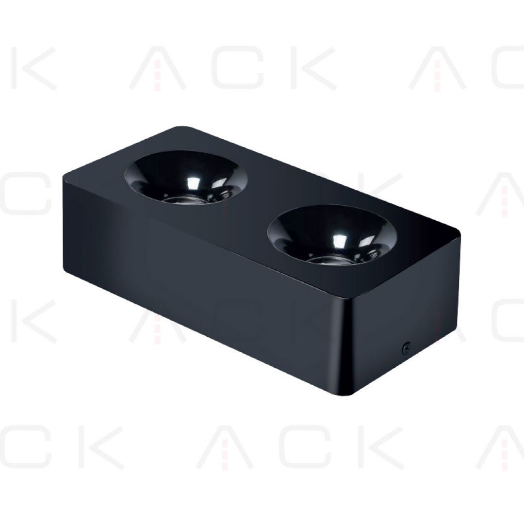 Ack 20W 6500K 2100Lm Siyah Sıva Üstü Led Spot Armatür