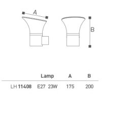 Bahçe- Duvar Aplik Lh-11408