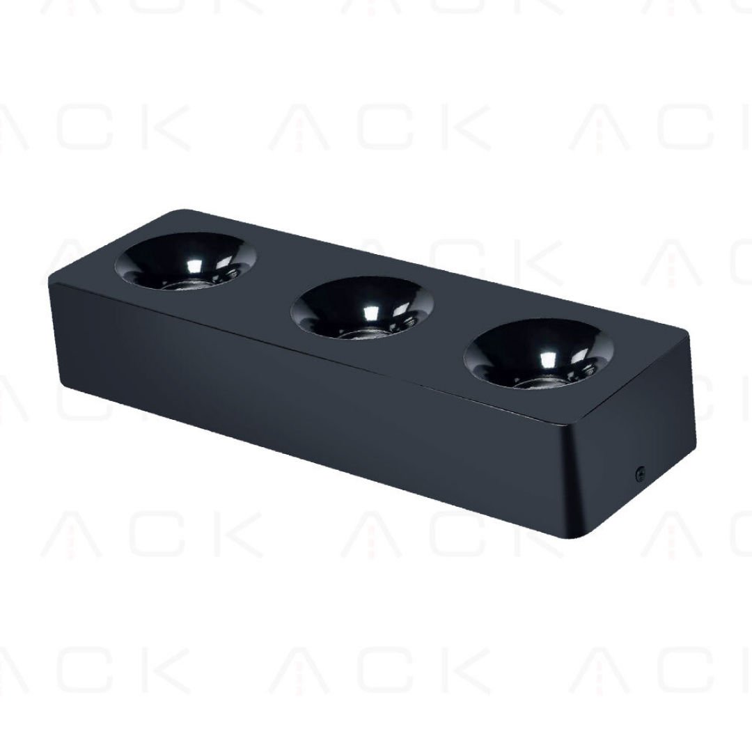 Ack 30W 3000K 3000Lm Siyah Sıva Üstü Led Spot Armatür
