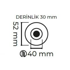 MOL7037S SAFİR YILDIZ LED MİNİK SPOT