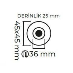 MOL7085 SAFİR YILDIZ LED MİNİK SPOT