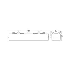 Braytron SR01 Magnet Ultra Slım Sıva Üstü/Altı Ara Bağlantı