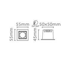 Jupıter Ls493 1'Li Led Spot -Osram Insıde