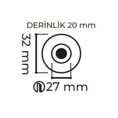 MOL7036 SAFİR YILDIZ LED MİNİK SPOT