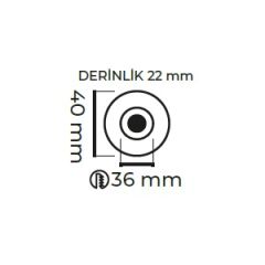 MOL7027 SAFİR YILDIZ LED MİNİK SPOT