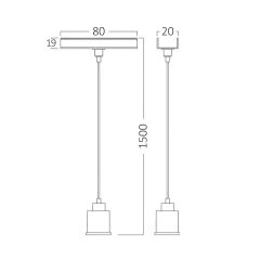Braytron SD01 Magnet Ultra Slım Sarkıt Askı Takımı
