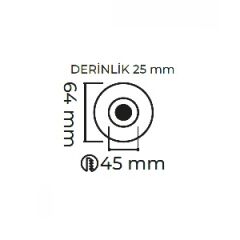 MOL7071 SAFİR YILDIZ LED MİNİK SPOT