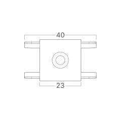 Braytron SR02 Ultra Slım İnce Sıva Üstü Ara Bağlantı