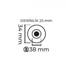 MOL7066 SAFİR YILDIZ LED MİNİK SPOT