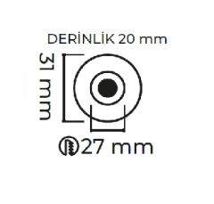 MOL7054 SAFİR YILDIZ LED MİNİK SPOT