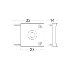 Braytron SR02 Ultra Slım İnce Sıva Üstü L Bağlantı Duvar Tavan