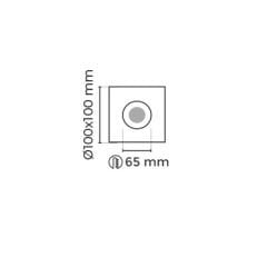 MOL4009 PREMİUM SERİSİ GU10 DUYLU SIVA ALTI SPOT