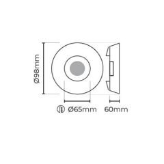 MOL4023 PREMİUM SERİSİ GU10 DUYLU SIVA ALTI SPOT