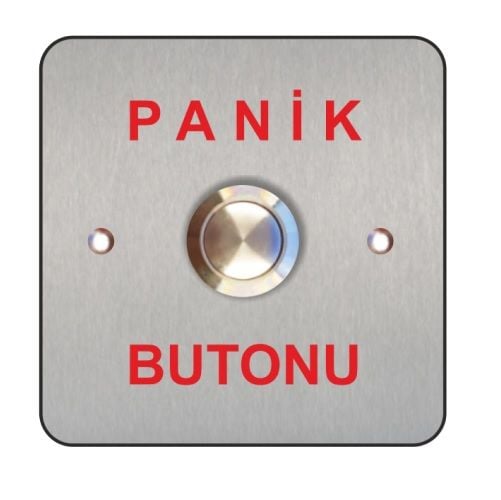 Paslanmaz Panik Çıkış Butonu Tek Kontak