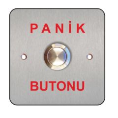 Paslanmaz Panik Çıkış Butonu Tek Kontak