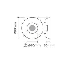 MOL4016 PREMİUM SERİSİ GU10 DUYLU SIVA ALTI SPOT