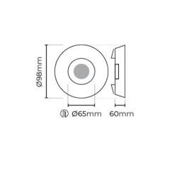 MOL4014 PREMİUM SERİSİ GU10 DUYLU SIVA ALTI SPOT
