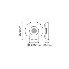 MOL4007 PREMİUM SERİSİ GU10 DUYLU SIVA ALTI SPOT