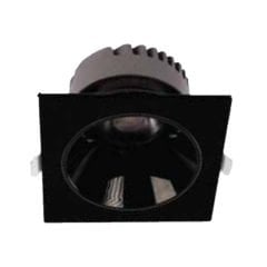 Ack 25W 4000K 2175Lm Kare Siyah Sıva Altı Led Spot Armatür