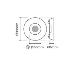 MOL4019 PREMİUM SERİSİ GU10 DUYLU SIVA ALTI SPOT