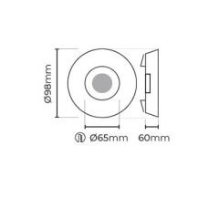 MOL4021 PREMİUM SERİSİ GU10 DUYLU SIVA ALTI SPOT