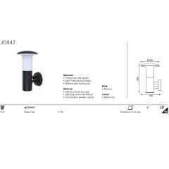 Jupıter Jg947 Bahçe Aplik