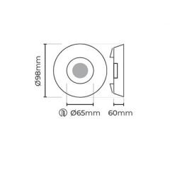 MOL4030 PREMİUM SERİSİ GU10 DUYLU SIVA ALTI SPOT