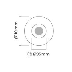 MOL6106B LOFT SERİSİ SIVA ALTI LED SPOT