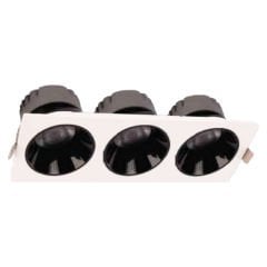Ack 2X10W 3000K 2550Lm Beyaz Üçlü Sıva Altı Led Spot Armatür