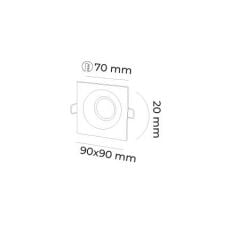 MOL4179 LOFT SERİSİ SIVA ALTI LED SPOT