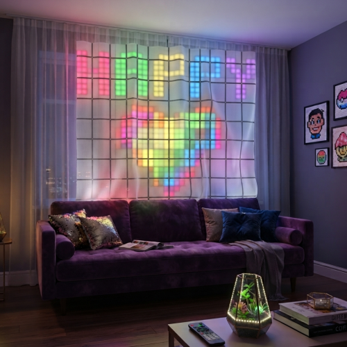 Ycl Perde Ekran Led 2x2m RGB Animasyonlu