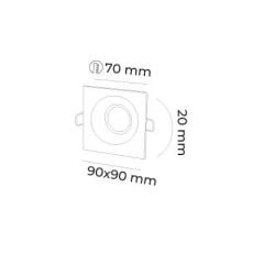 MOL4178 LOFT SERİSİ SIVA ALTI LED SPOT