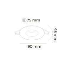 MOL4198 LOFT SERİSİ SIVA ALTI LED SPOT