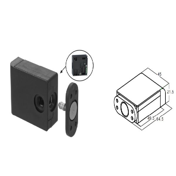 Elektronik Çekmece Dolap Kilidi (Fail Safe & Fail Secure) 12-24V DC